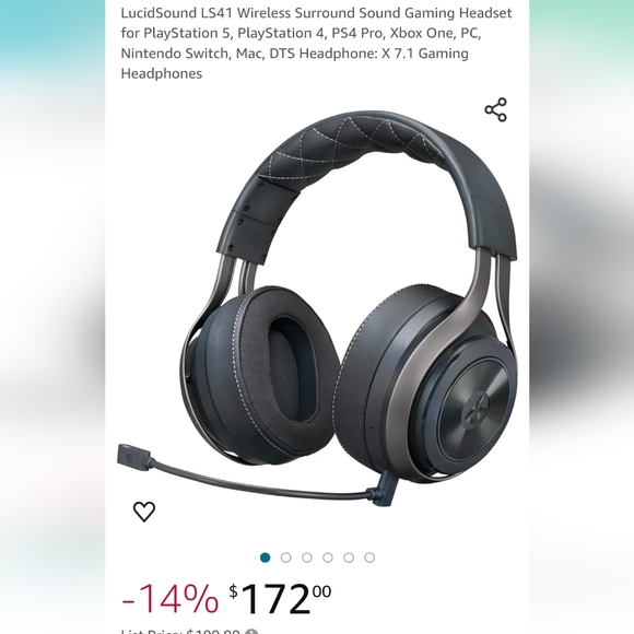 New Lucid Sound gaming headset